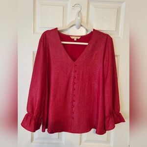 Ruby Shimmery Blouse